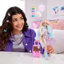 Mattel Travel Barbie Doll With Snow Fashion, Barbie Extra Fly