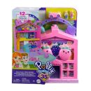 Mattel Polly Pocket Dolls & Playset, Food Toy With Micro Dolls And Accessories, Pollyville Fresh Market
