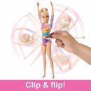 Mattel Barbie Gymnastics Playset With Blonde Fashion Doll, Balance Beam, 10+ Accessories & Flip Feature