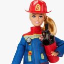 Mattel Barbie Firefighter Playset With Blonde Fashion Doll, Fire Station, 2 Pets & 10+ Accessories