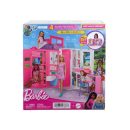 Mattel Barbie Getaway House, Doll House Playset With 4 Play Areas And 11 Decor Accessories