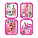 Mattel Barbie Getaway House, Doll House Playset With 4 Play Areas And 11 Decor Accessories