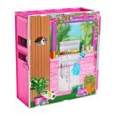 Mattel Barbie Getaway House, Doll House Playset With 4 Play Areas And 11 Decor Accessories
