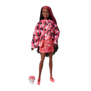 Mattel Barbie Cutie Reveal Costume-themed Series Doll & Accessories With 10 Surprises, Kitten As Red Panda