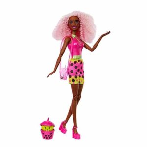 Mattel Barbie Pop Reveal Bubble Tea Series Fashion Doll & Accessories Set With 8 Surprises