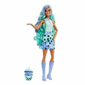 Mattel Barbie Pop Reveal Bubble Tea Series Fashion Doll & Accessories Set With 8 Surprises