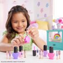 Mattel Barbie Mini Barbieland Fashionistas Dolls, 1.5-Inch Dolls in “Nail Polish” Container, Surprise Reveal