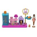 Mattel Barbie Mini Barbie Land Doll House Playsets With 1.5-Inch Doll, Furniture & Accessories Jcr30 (HYF44)