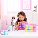 Mattel Barbie Party Unboxed Pet Birthday Series Doll & Accessories, Party Stars Set With 10 Surprises