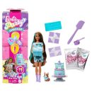Mattel Barbie Party Unboxed Pet Birthday Series Doll & Accessories, Party Stars Set With 10 Surprises