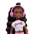 Mattel Barbie Dream Besties “Brooklyn” Roller Skating Fashion Doll With 9 Music & Video Themed Accessories