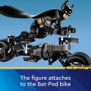 Lego - Super Heroes: DC - Batman Construction Figure and the Bat-Pod Bike 76273