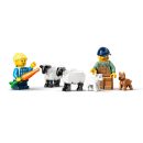 Lego - City - Red Farm Tractor with Trailer & Sheep 60461