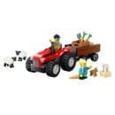 Lego - City - Red Farm Tractor with Trailer & Sheep 60461