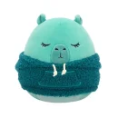 Jazwares Squishmallows - Core: Style Squad - Jade Tonal Capybara with Teal Woolly Hoodie - Nastia (7.5 Inch)
