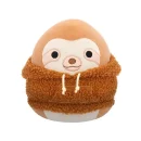 Jazwares Squishmallows - Core: Style Squad - Tan Tonal Sloth with Tan Woolly Hoodie - Sherman (7.5 Inch)