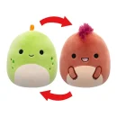 Jazwares Squishmallows - Flip-A-Mallows: Prehistoric Squad - Stegosaurus Seanster Flip to Velociraptor Kelly (5 Inch)