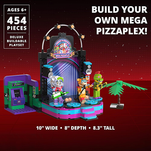 Phatmojo - Five Nights at Freddy's - Security Breach Mega Pizzaplex Deluxe Buildable Playset - Image 6