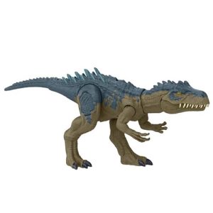 Mattel Jurassic World Ruthless Rampagin Allosaurus Dinosaur Toy With Attack Move & Roar Sound