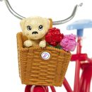 Mattel Barbie Pink Passport Holland Doll Set With Bicycle, Clothes, & Travel Accessories