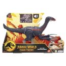 Mattel Jurassic World Slash N Roar Therizinosaurus Dinosaur Figure, Attack & Sound Toy, Chaos Theory