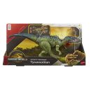 Mattel Jurassic World Rebirth Gigantic Thrashers Tyrannotitian Dinosaur Figure Toy, Tail Activated Attack JCL75 (JGB92-965A)