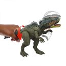 Mattel Jurassic World Rebirth Gigantic Thrashers Tyrannotitian Dinosaur Figure Toy, Tail Activated Attack JCL75 (JGB92-965A)