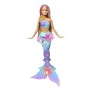 Mattel Barbie Flower Magic Mermaid Doll With Surprise Blooming Flowers Feature & Pearl Headband Accessory