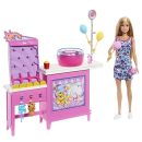 Mattel Barbie Mysteries: Beach Detectives Barbie “Malibu” Doll, Cotton Candy Game Playset & Accessories