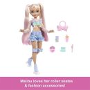 Mattel Dream Besties Barbie “Malibu” Roller Skating Fashion Doll With 9 Makeup Themed Accessories