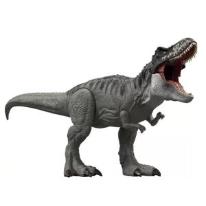Mattel Jurassic World Rebirth Super Colossal Tyrannosaurus Rex Action Figure, T-Rex Dinosaur Movie Toy