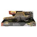 Mattel Jurassic World Rebirth Tail Thrasher Spinosaurus Action Figure, Dinosaur Toy With 2 Attack Moves