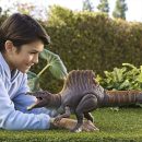 Mattel Jurassic World Rebirth Tail Thrasher Spinosaurus Action Figure, Dinosaur Toy With 2 Attack Moves