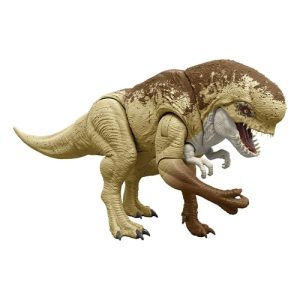 Mattel Jurassic World Rebirth Distortus Rex Action Figure, 22 Inch Rumble N Rampage Dinosaur Toy, 2 Attacks