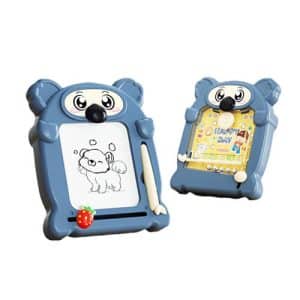 Puzzle Games - Pachinko & Magnetic Drawing Board - Grey