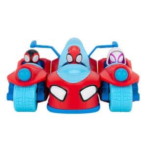 Jazwares - Spidey & His Amazing Friends - 3 Vehicles in 1 Split Racer - Spidey Team