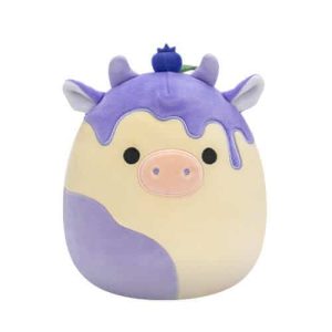 Jazwares Squishmallows - Core: Fusion Squad - The Blueberry Cheesecake Cow - Benito (7.5 Inch)