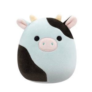 Jazwares Squishmallows - Core: Fantasy Squad - Blue and Black Cow - Cillian (5 Inch)