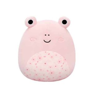 Jazwares Squishmallows - Core: Fantasy Squad -  The Pink Frog with Sakura Flower Belly - Kline (7.5 Inch)