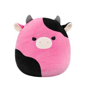 Jazwares Squishmallows - Core: Fantasy Squad -  The Black & Pink Cow - Pollyanna (12 Inch)