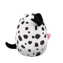 Jazwares Squishmallows - Core: Style Squad - White Dalmatian with Fuzzy Belly - Dustin (12 Inch)