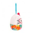 Jazwares Squishmallows - Clip-On Cartoon Animation: Sanrio - Hello Kitty & Friends - Tropical Food Treats Hello Kitty (3.5 Inch)