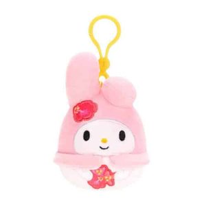 Jazwares Squishmallows - Clip-On Cartoon Animation: Sanrio - Hello Kitty & Friends - Hello Kitty (3.5 Inch)