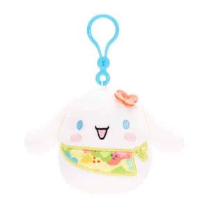 Jazwares Squishmallows - Clip-On Cartoon Animation: Sanrio - Hello Kitty & Friends - Tropical Food Treats Cinnamoroll (3.5 Inch)