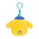 Jazwares Squishmallows - Clip-On Cartoon Animation: Sanrio - Hello Kitty & Friends - Tropical Food Treats Pompompurin (3.5 Inch)