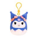 Jazwares Squishmallows - Clip-On Cartoon Animation: Sanrio - Hello Kitty & Friends - Tropical Food Treats Kuromi (3.5 Inch)