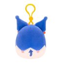 Jazwares Squishmallows - Clip-On Cartoon Animation: Sanrio - Hello Kitty & Friends - Tropical Food Treats Kuromi (3.5 Inch)