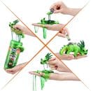Zuru S001-ROBO ALIVE-DINO DNA-SERIES 1 - DINO DNA PLAYSET-TUBE - GREEN