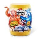 Zuru S001-ROBO ALIVE-WATER ACTIVATED-SERIES 1 - DEEP SEA MONSTER SURPRISE-SHRINK WRAP - ORANGE