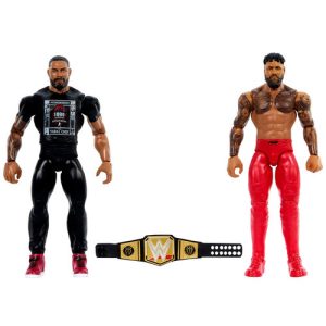 Mattel WWE Roman Reigns vs Jey Usoa WWE Championship Showdown (2-Pack)
